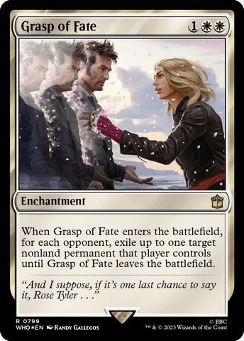 Image for Grasp of Fate (Surge Foil) (799) [Universes Beyond: Doctor Who]
