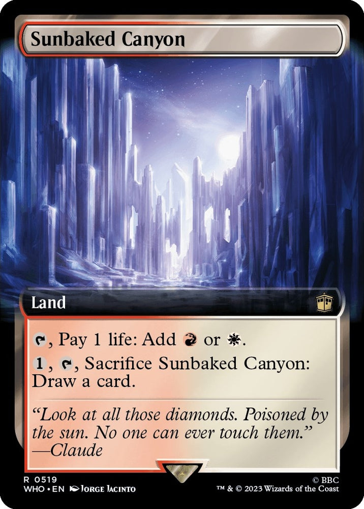 Image for Sunbaked Canyon (Extended Art) (519) [Universes Beyond: Doctor Who]