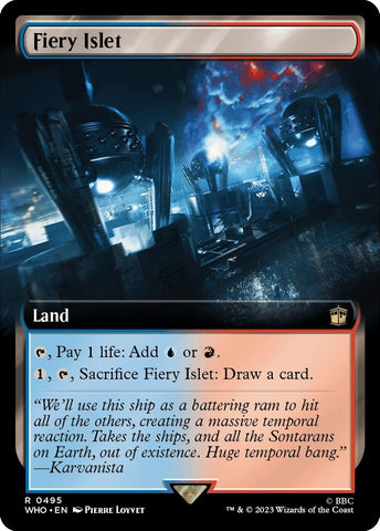 Image for Fiery Islet (Extended Art) (495) [Universes Beyond: Doctor Who]