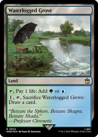 Image for Waterlogged Grove (Surge Foil) (922) [Universes Beyond: Doctor Who]