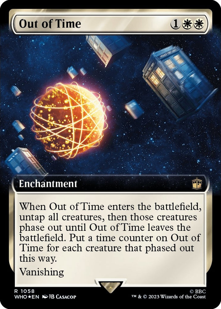 Image for Out of Time (Extended Art) (Surge Foil) (1058) [Universes Beyond: Doctor Who]