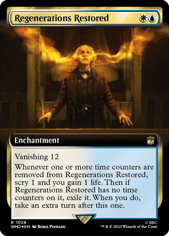 Image for Regenerations Restored (Extended Art) (Surge Foil) (1026) [Universes Beyond: Doctor Who]