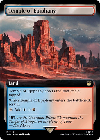 Image for Temple of Epiphany (Extended Art) (Surge Foil) (1117) [Universes Beyond: Doctor Who]
