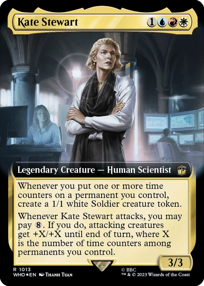 Image for Kate Stewart (Extended Art) (Surge Foil) (1013) [Universes Beyond: Doctor Who]