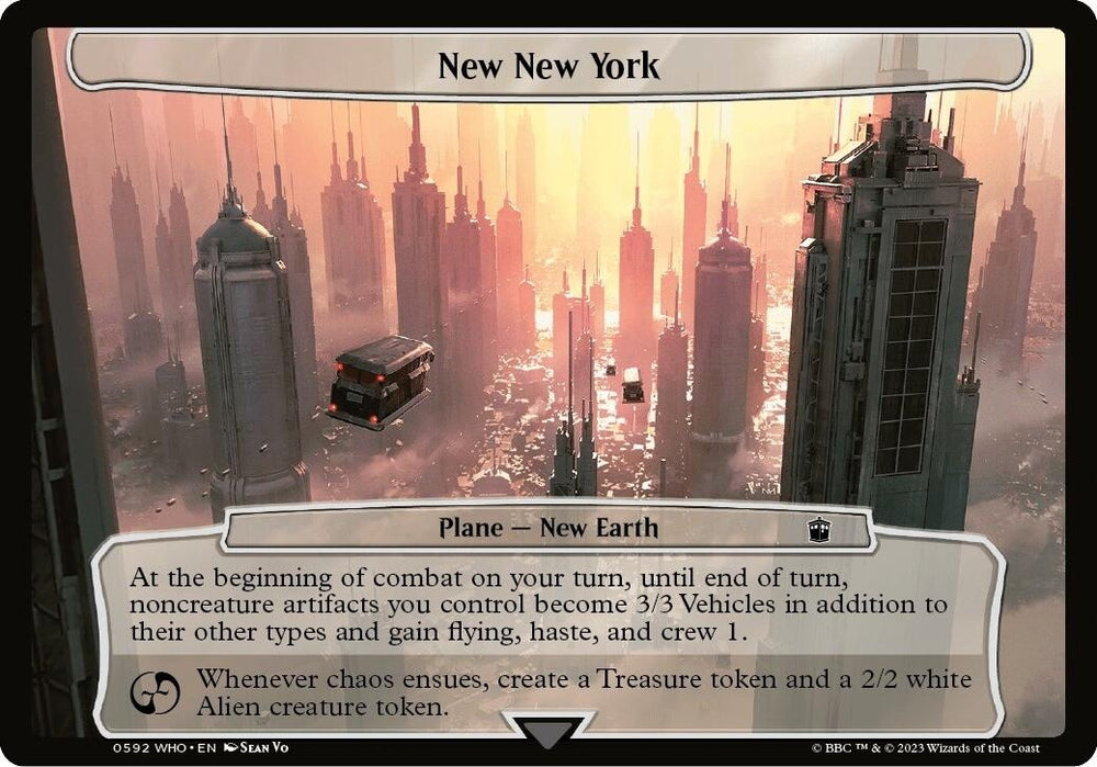 Image for New New York (592) [Planechase: Universes Beyond: Doctor Who]