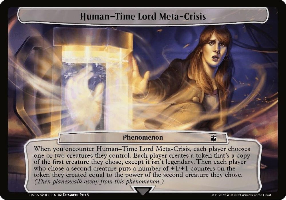 Image for Human-Time Lord Meta-Crisis (585) [Planechase: Universes Beyond: Doctor Who]