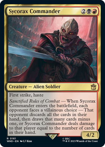 Image for Sycorax Commander (161) [Universes Beyond: Doctor Who]