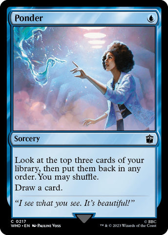 Image for Ponder (217) - Magic: The Gathering
