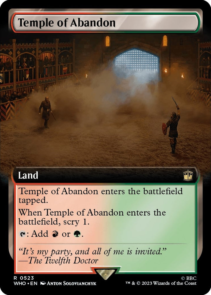 Image for Temple of Abandon (Extended Art) (523) [Universes Beyond: Doctor Who]