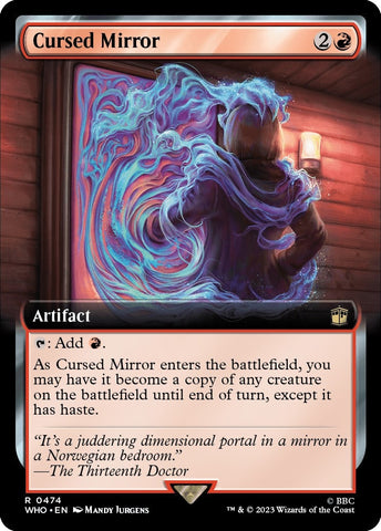 Image for Cursed Mirror (Extended Art) (474) [Universes Beyond: Doctor Who]