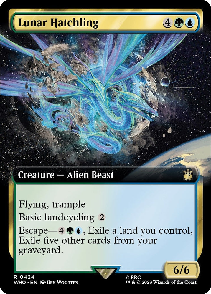 Image for Lunar Hatchling (Extended Art) (424) [Universes Beyond: Doctor Who]