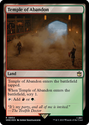 Image for Temple of Abandon (Surge Foil) (904) [Universes Beyond: Doctor Who]