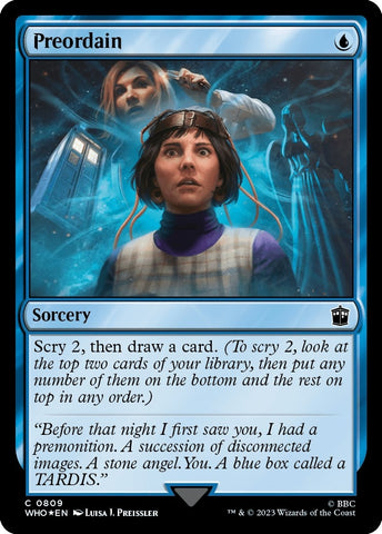 Image for Preordain (Surge Foil) (809) - Magic: The Gathering