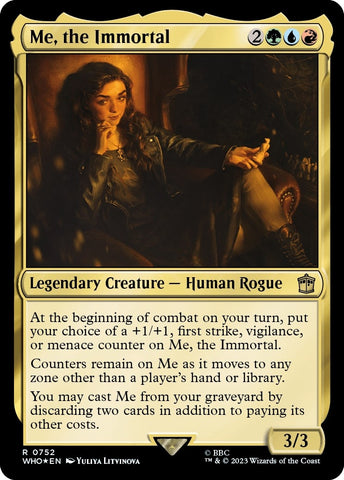 Image for Me, the Immortal (Surge Foil) (752) [Universes Beyond: Doctor Who]