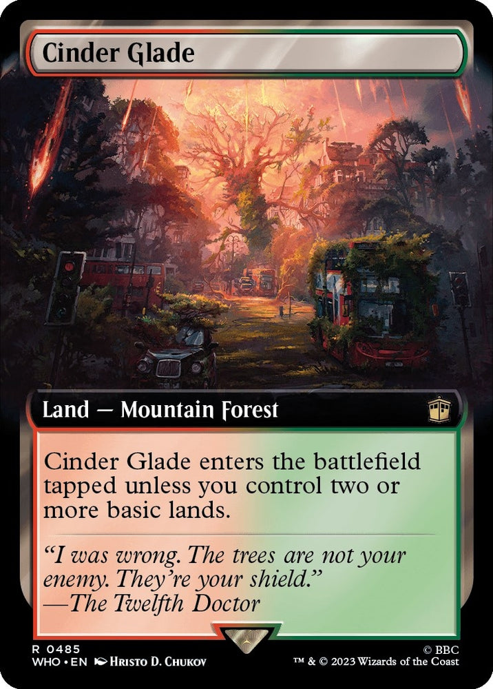 Image for Cinder Glade (Extended Art) (485) [Universes Beyond: Doctor Who]