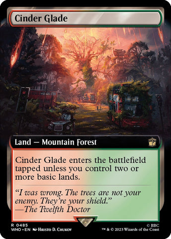 Image for Cinder Glade (Extended Art) (485) [Universes Beyond: Doctor Who]