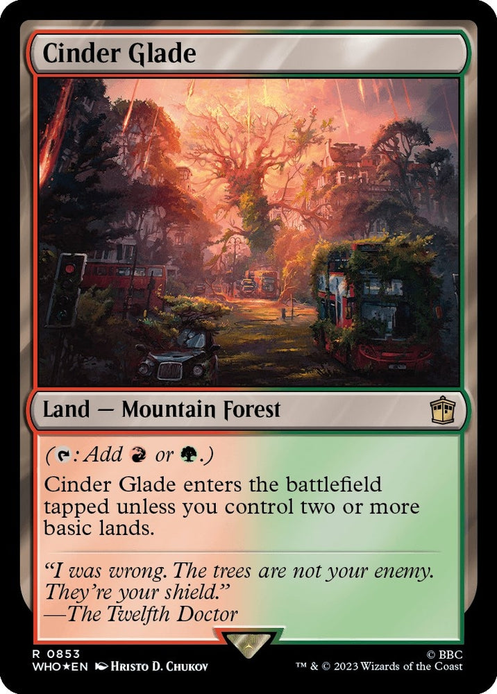 Image for Cinder Glade (Surge Foil) (853) [Universes Beyond: Doctor Who]