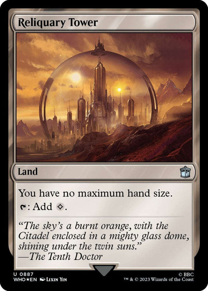 Image for Reliquary Tower (Surge Foil) (887) [Universes Beyond: Doctor Who]