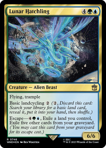 Image for Lunar Hatchling (Surge Foil) (746) [Universes Beyond: Doctor Who]