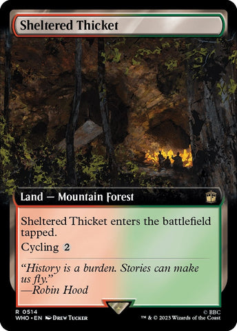 Image for Sheltered Thicket (Extended Art) (514) [Universes Beyond: Doctor Who]