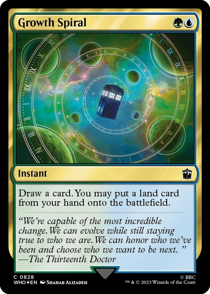 Image for Growth Spiral (Surge Foil) (828) [Universes Beyond: Doctor Who]