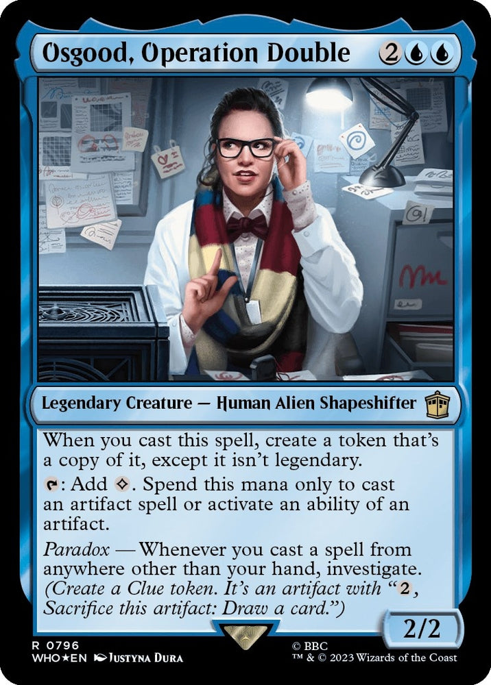 Image for Osgood, Operation Double (Surge Foil) (796) [Universes Beyond: Doctor Who]