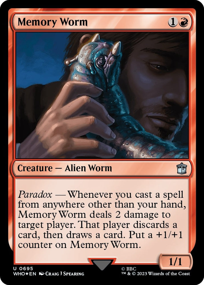 Image for Memory Worm (Surge Foil) (695) [Universes Beyond: Doctor Who]