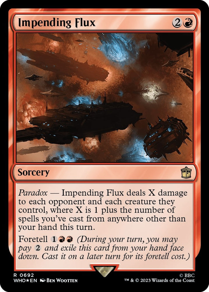 Image for Impending Flux (Surge Foil) (692) [Universes Beyond: Doctor Who]