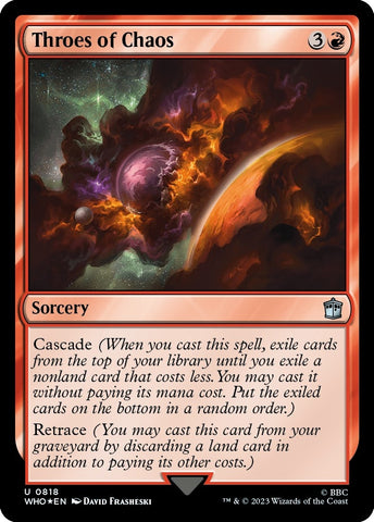 Image for Throes of Chaos (Surge Foil) (818) [Universes Beyond: Doctor Who]