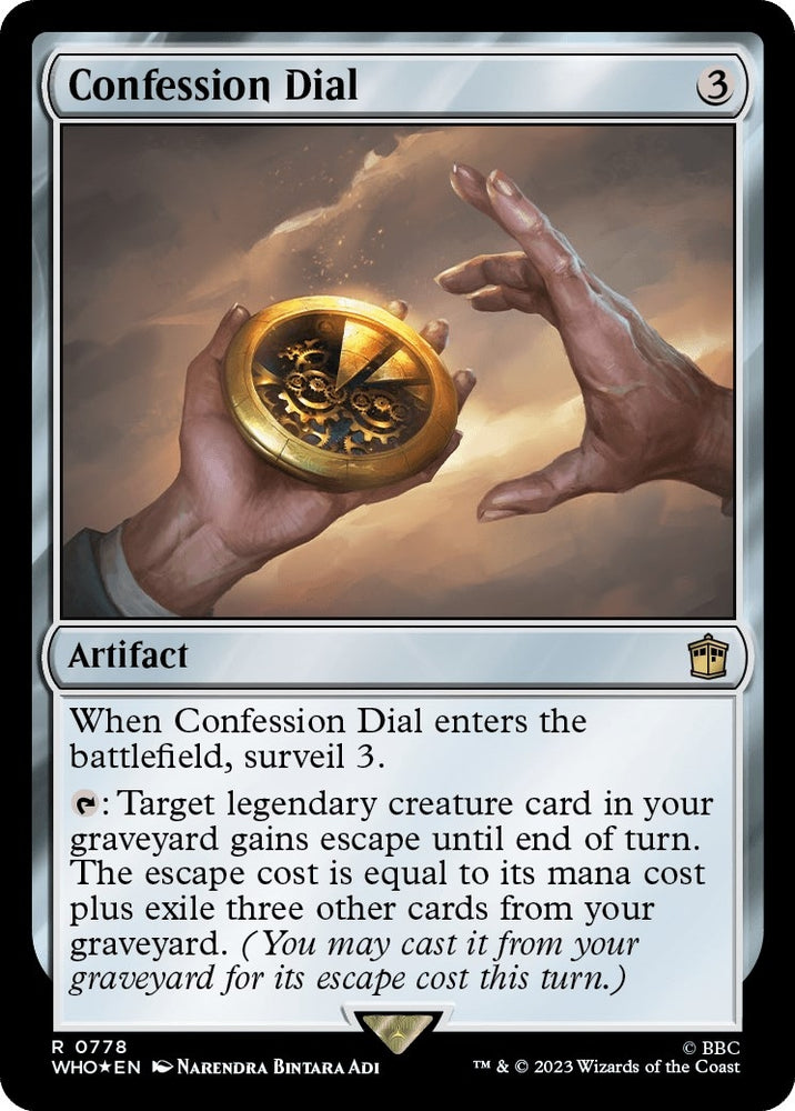 Image for Confession Dial (Surge Foil) (778) [Universes Beyond: Doctor Who]