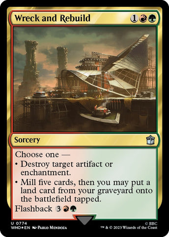 Image for Wreck and Rebuild (Surge Foil) (774) [Universes Beyond: Doctor Who]