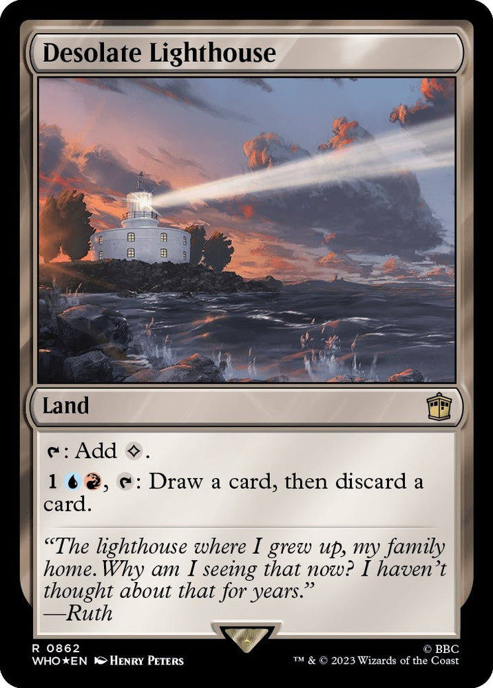 Image for Desolate Lighthouse (Surge Foil) (862) [Universes Beyond: Doctor Who]