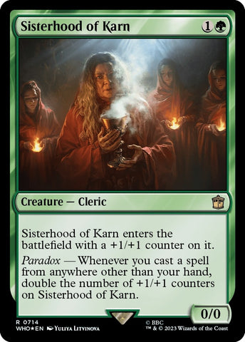 Image for Sisterhood of Karn (Surge Foil) (714) [Universes Beyond: Doctor Who]