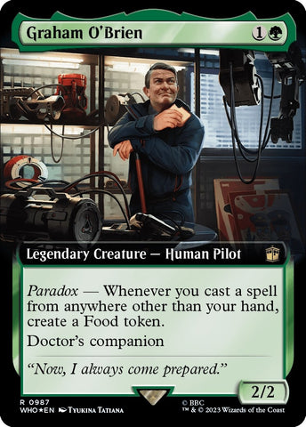 Image for Graham O'Brien (Extended Art) (Surge Foil) (987) [Universes Beyond: Doctor Who]