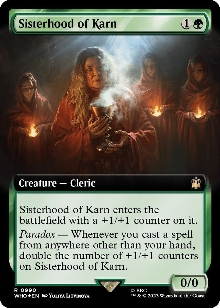 Image for Sisterhood of Karn (Extended Art) (Surge Foil) (990) [Universes Beyond: Doctor Who]