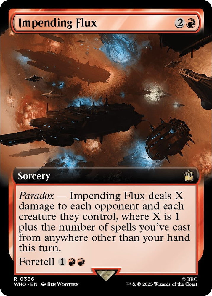 Image for Impending Flux (Extended Art) (386) [Universes Beyond: Doctor Who]