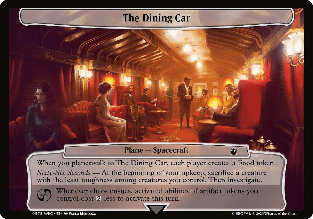 Image for The Dining Car (578) [Planechase: Universes Beyond: Doctor Who]