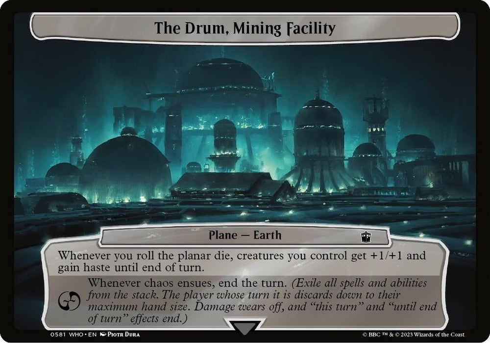 Image for The Drum, Mining Facility (581) [Planechase: Universes Beyond: Doctor Who]
