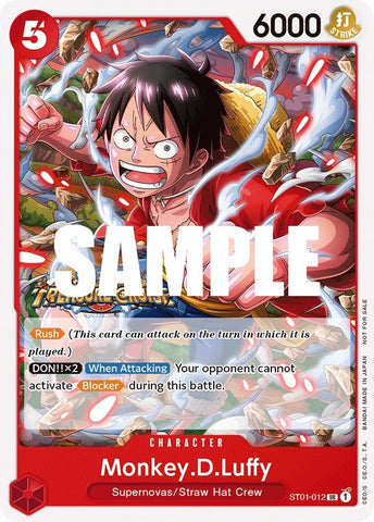 Monkey.D.Luffy (Tournament Pack Vol. 5) (ST01-012) (One Piece Promotion Cards)
