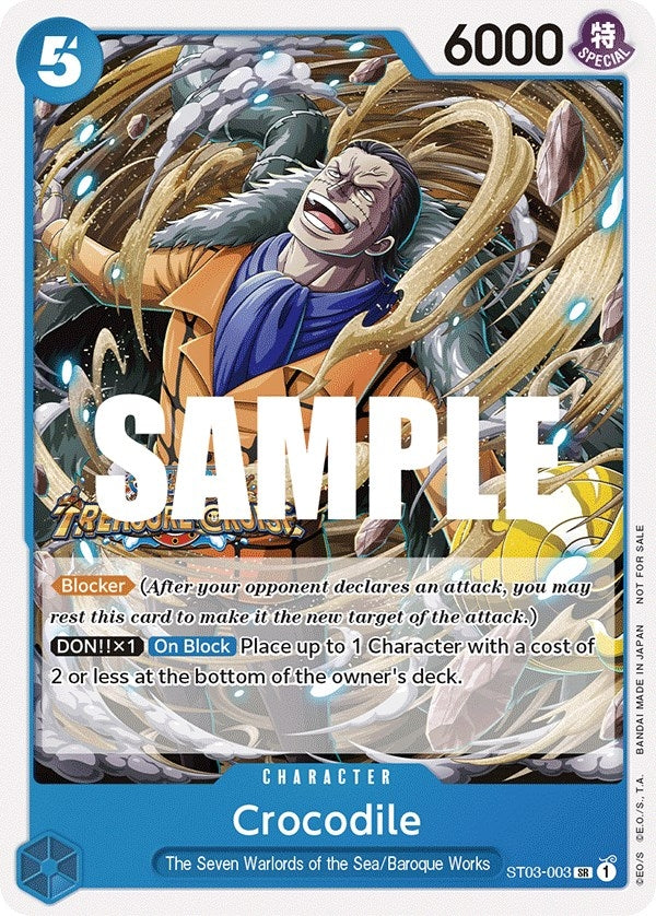 Crocodile (Tournament Pack Vol. 5) (ST03-003) (One Piece Promotion Cards)
