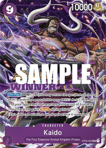 Kaido (Winner Pack Vol. 5) (ST04-003) (One Piece Promotion Cards)