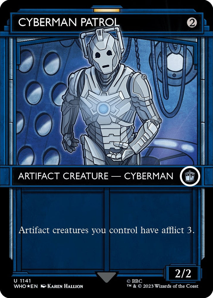 Image for Cyberman Patrol (Showcase) (Surge Foil) (1141) [Universes Beyond: Doctor Who]