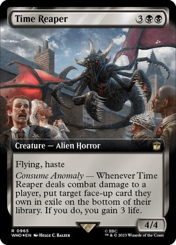Image for Time Reaper (Extended Art) (Surge Foil) (965) [Universes Beyond: Doctor Who]