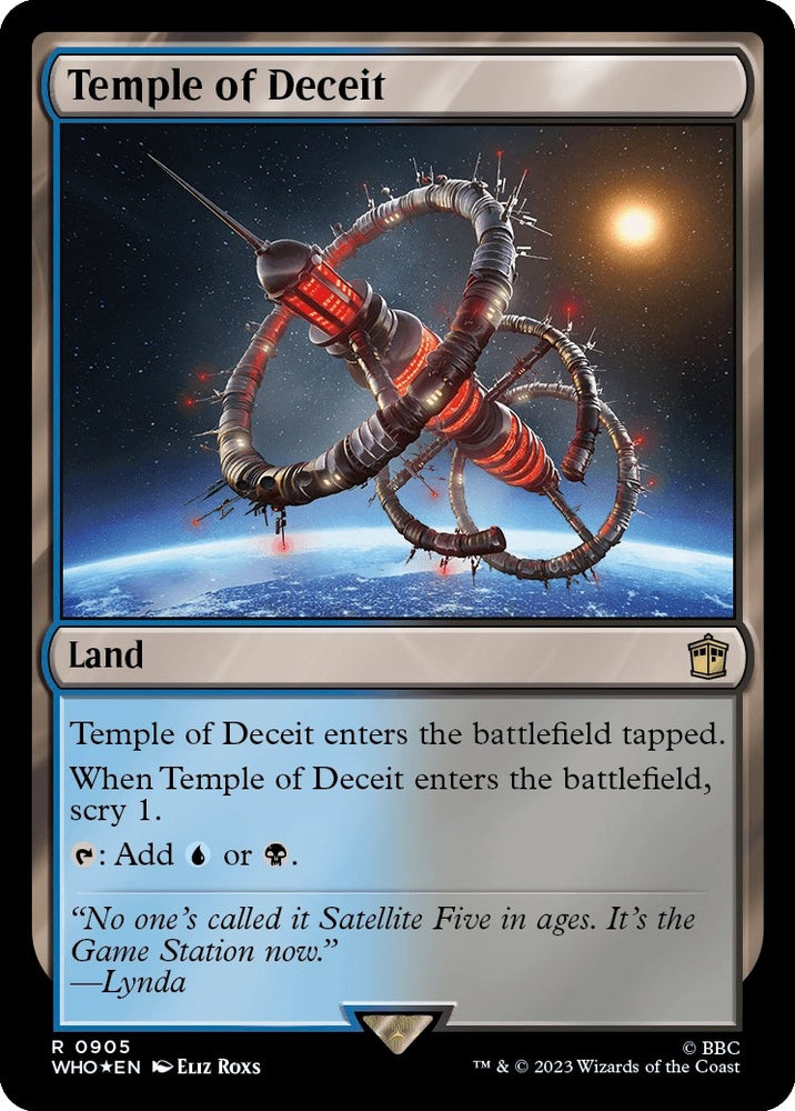 Image for Temple of Deceit (Surge Foil) (905) [Universes Beyond: Doctor Who]