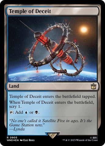 Image for Temple of Deceit (Surge Foil) (905) [Universes Beyond: Doctor Who]