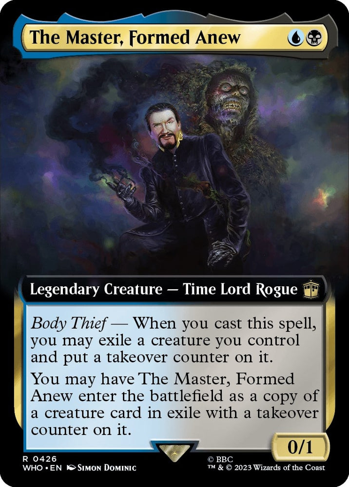 Image for The Master, Formed Anew (Extended Art) (426) [Universes Beyond: Doctor Who]