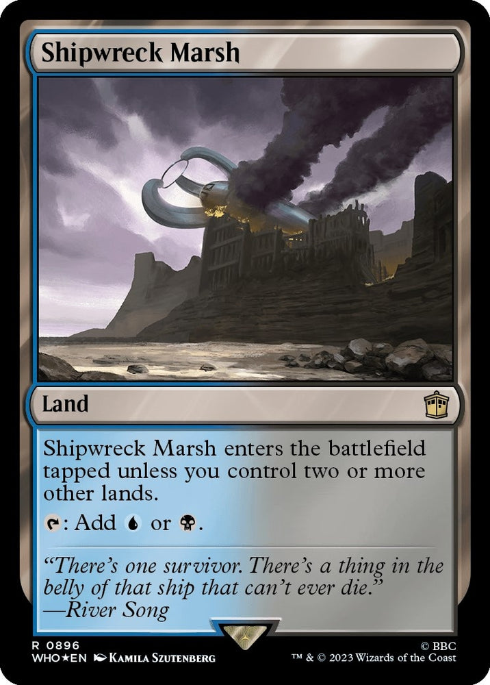 Image for Shipwreck Marsh (Surge Foil) (896) [Universes Beyond: Doctor Who]