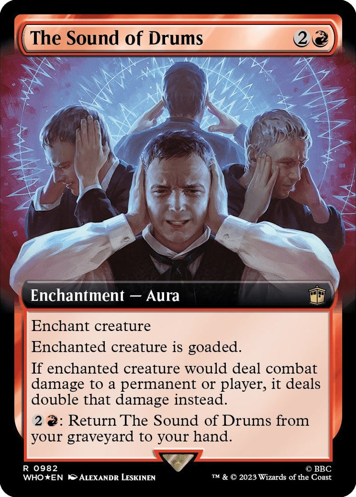 Image for The Sound of Drums (Extended Art) (Surge Foil) (982) [Universes Beyond: Doctor Who]