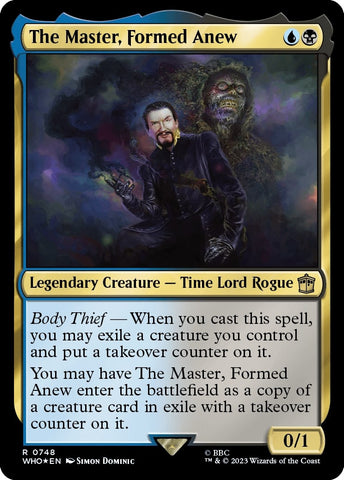 Image for The Master, Formed Anew (Surge Foil) (748) [Universes Beyond: Doctor Who]