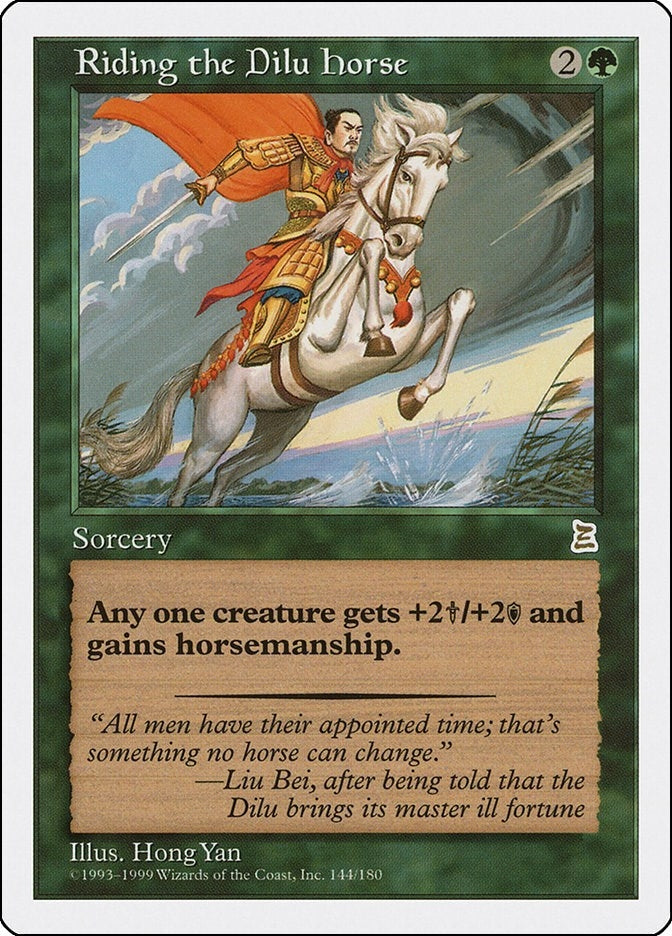 Image for Riding the Dilu Horse (144) [Portal Three Kingdoms]